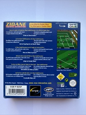 GBC - ZIDANE FOOTBALL GENERATION - GAME BOY COLOR - PAL - CIB - US