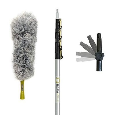 DOCA Telescoping Pole 7-30 Ft - Extension Pole for Cleaning, Feather Duster, ...