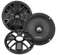 ORION XSM655SL 6.5  SLIM ULTRA EFFICIENT 300W RMS MIDRANGE SPEAKERS 4-OHM PAIR 