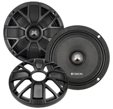 ORION XSM655SL 6.5” SLIM ULTRA EFFICIENT 300W RMS MIDRANGE SPEAKERS 4-OHM (PAIR)