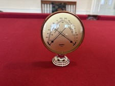 Vintage 1940s 50s Thermometer Humidity Gauge Accessory Auto Chevy Ford Mopar