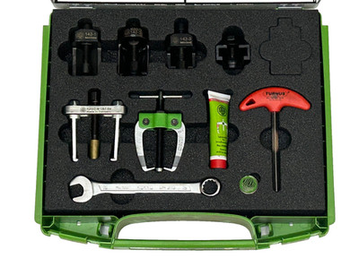 Kukko 10 Piece Manuel Universal Wiper Arm Puller Set K-142/6 GERMANY w/ Case NEW