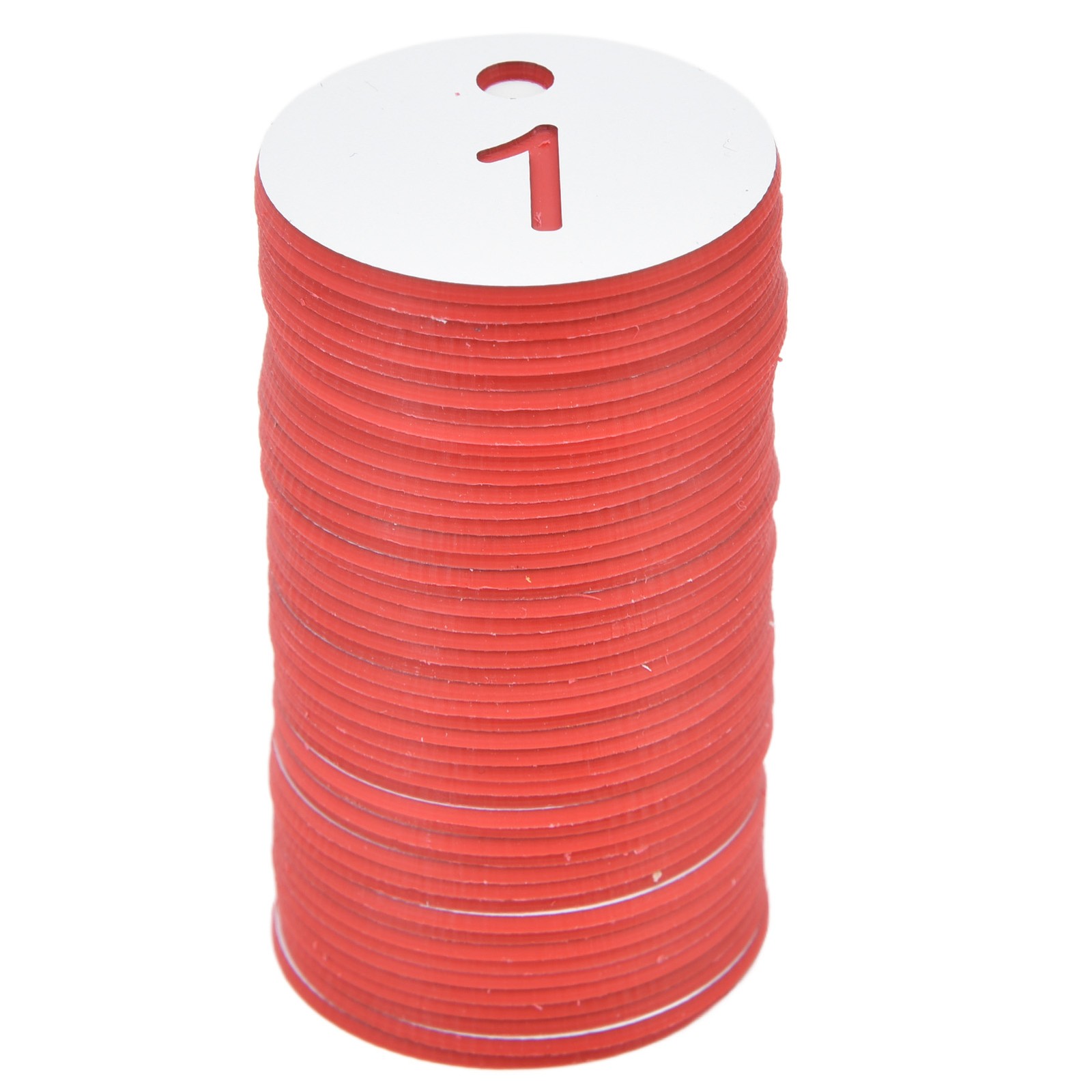 50Pcs Beehive Tag ABS Round Numbered Sign Labels With Hole Livestock Beekeeping