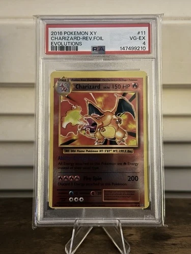 Charizard - 11/108 - Pokemon TCG - Evolutions - PSA 4