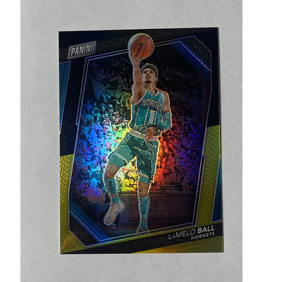 Rare! Case hit! SSP, Refractor, Gem Mint!! LaMelo Ball Black Gold /5 Hornets