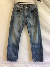American Eagle blue medium wash denim zip poc...
