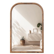 20"x30" Arch Wall Mirror Bathroom Mirror for Wall Mounted, Tempered Glass, Wo...