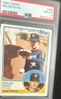 Topps 1983 Nolan Ryan #260 Houston Astros PSA Graded Baseball Card