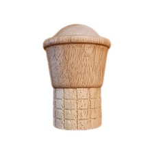 Melissa  Doug Wooden Ice Cream Cones Replacement Part Magnetic Wooden Cone