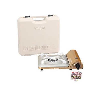 Iwatani Kassettenkocher Tatsujin Slim III CB-SS-50-MG mit Kofferfarbe: Mokka
