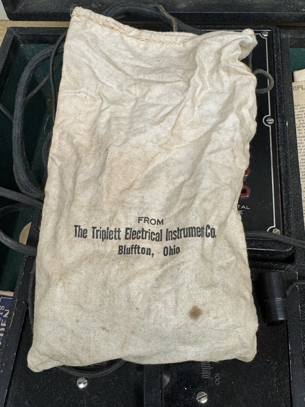 Vintage Triplett Radio Tube Tester 1210-A 1220-A 1230 & Case & Accessories