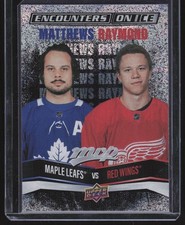 Auston Matthews / Lucas Raymond 2022-23 Upper Deck MVP Encounters on Ice