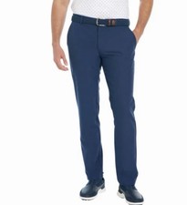 Greg Norman Men's Golf Pants Stretch Chino Comfort Fit Blue Navy Size 40x32 NWT