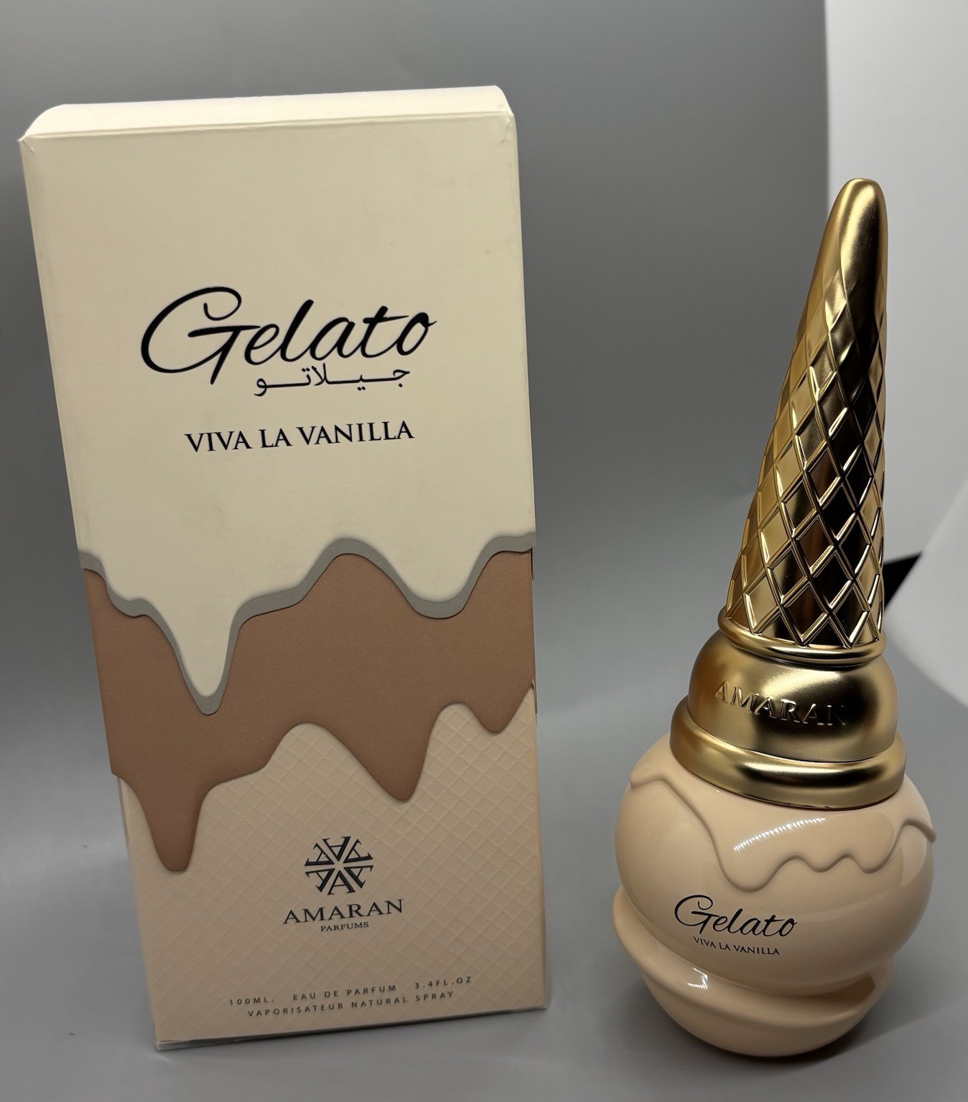 GELATO Viva La Vanilla Eau de Parfum by Amaran 3.4 oz / 100 ml EDP - NEW IN BOX