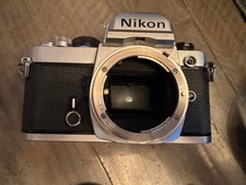 Vintage Silver Nikon 35MM FM Body SN213, Carrying Case, Pocket Campanion, Strap
