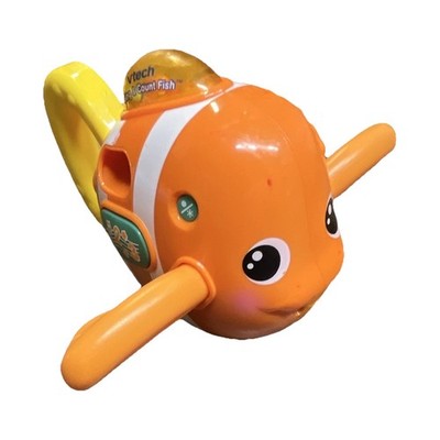 VTech Swim & Count Fish Activity Toy, Orange, Motor Skills & Hand-Eye Coord