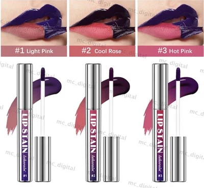 Waterproof Lip Stain Peel Off Tattoo Lip Paint Matte Lip Tint Salon Lakerain