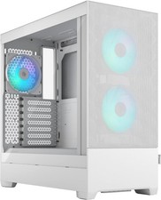 Open Box Fractal Design Pop Air RGB White ATX Mid-Tower PC Case Tempered Glass