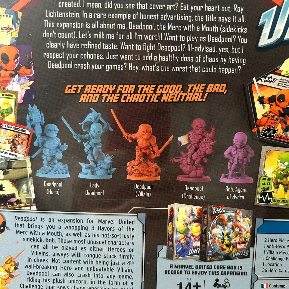 Caja de Expansión Marvel United Deadpool CMON Nueva Precintada Foto 3 de 4