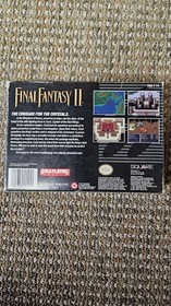 Final Fantasy II SNES Cib Super Nintendo Complete Authentic NES