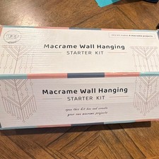 MIGO Macrame Wall Hanging Starter Kit Beige Cord Beads Instructions