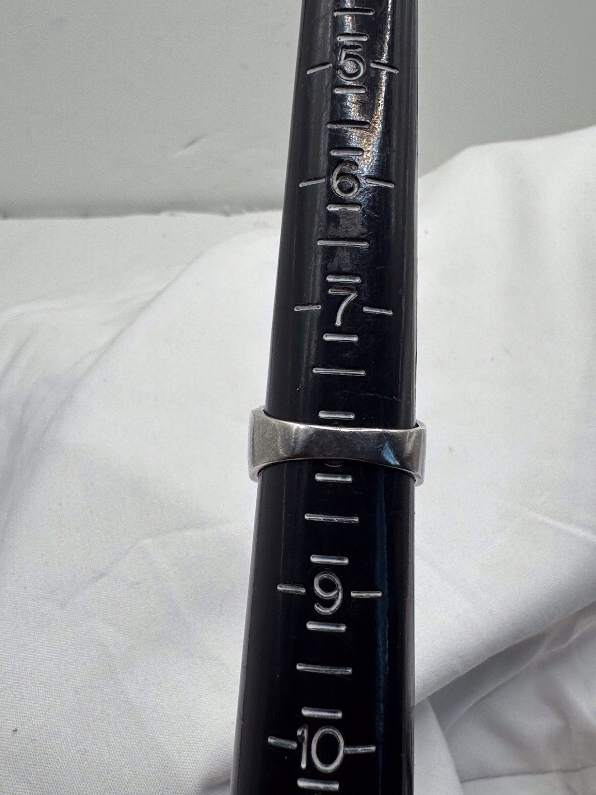 Vintage Mexico Solid Sterling Ring Modernist Flut… - image 5