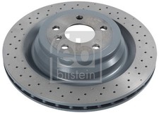 2x Bremsscheibe FEBI BILSTEIN 106606 f&uuml;r GLE KLASSE MERCEDES X166 GLS W166 GL