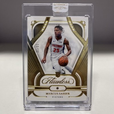 2023-24 Panini Flawless - #4 Marcus Sasser Rookie 10/10 RC With Real Diamond!