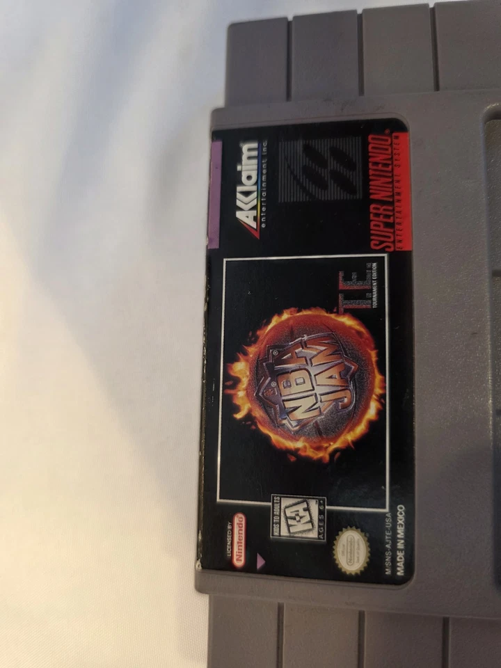 NBA Jam Te Tournament Edition for Super Nintendo SNES Authentic, Tested Cart - Image 2 of 4