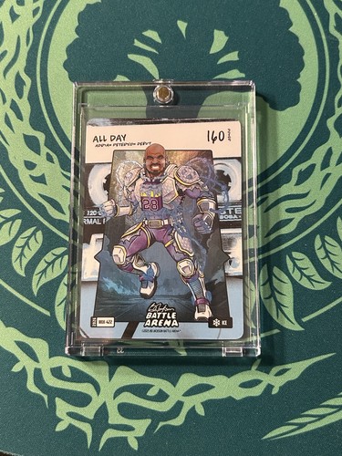 Adrian Peterson ALL DAY Mixtape Ice Foil Bo Jackson Battle Arena 2026 Debut SP