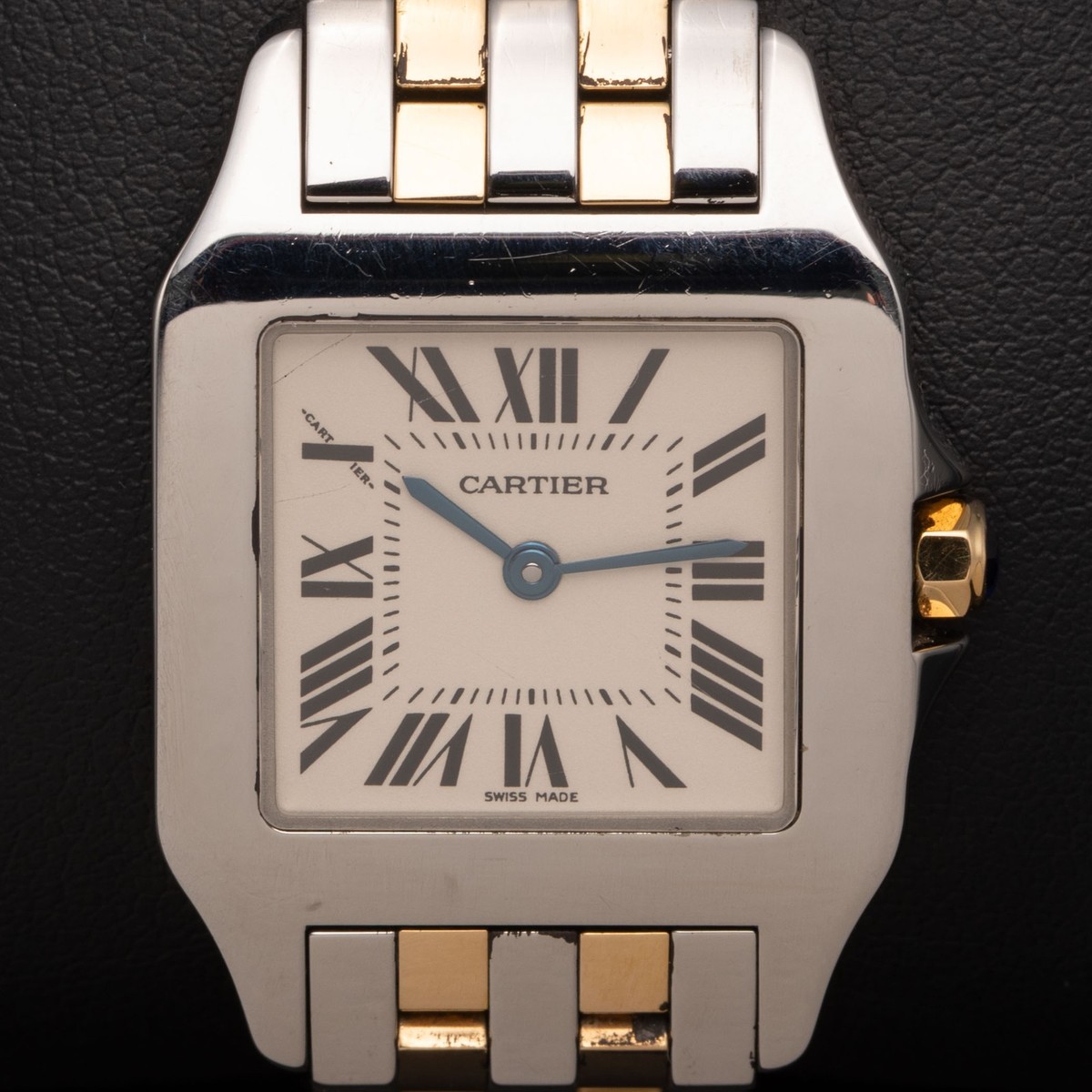 Santos de Cartier Watch Demoiselle 18K Gold & Steel 26mm 2701 | eBay