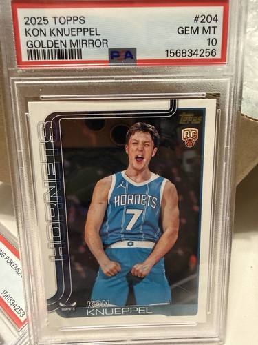 Kon Knueppel [Golden Mirror] #204 2025 Topps card
