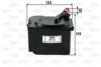 Valeo Kraftstofffilter 587501 FüR CitroËN Passend FüR Fiat Ford Mazda Mini