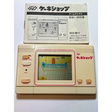 LCD Game CAKE SHOP Handheld Console Game Watch Bandai image