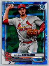 Nolan Arenado 2021 Bowman Chrome Sapphire Edition #67 St. Louis Cardinals