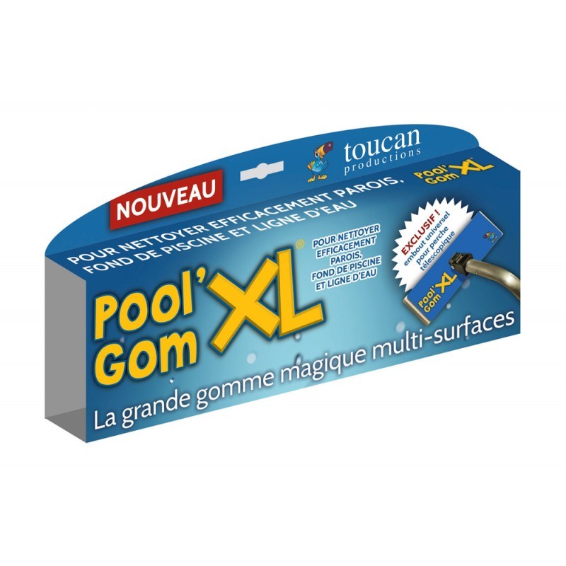 Recharge Pool GomXL gomme effaceur de ligne d'eau pour grand balai