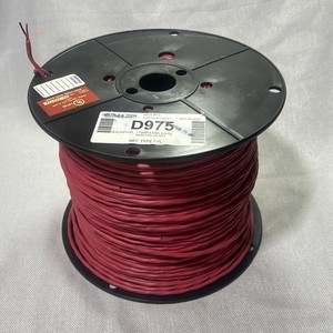 West Penn D975 Fire Alarm Cable 18/2 Shielded FPL ~900 ft Black Reel