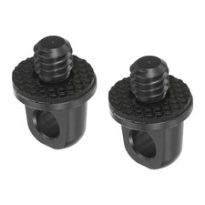 1/4" Camera Neck Strap Screw Holder, 2 Pack Quick Install Camera Screws, Black