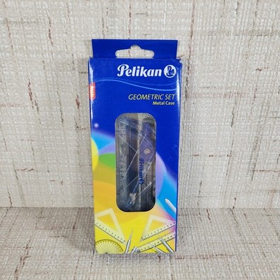 Pelikan Geometric Set Metal Case # 403346 Compass Ruler Pencil - Germany