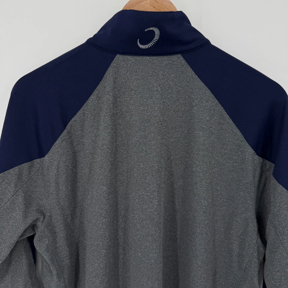 Pullover Zero Restriction US Open gris azul manga larga para hombre talla grande Foto 4 de 4