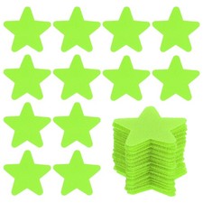 1.6" Carpet Spot Markers, 50Pcs Star Floor Dots Markers, Green