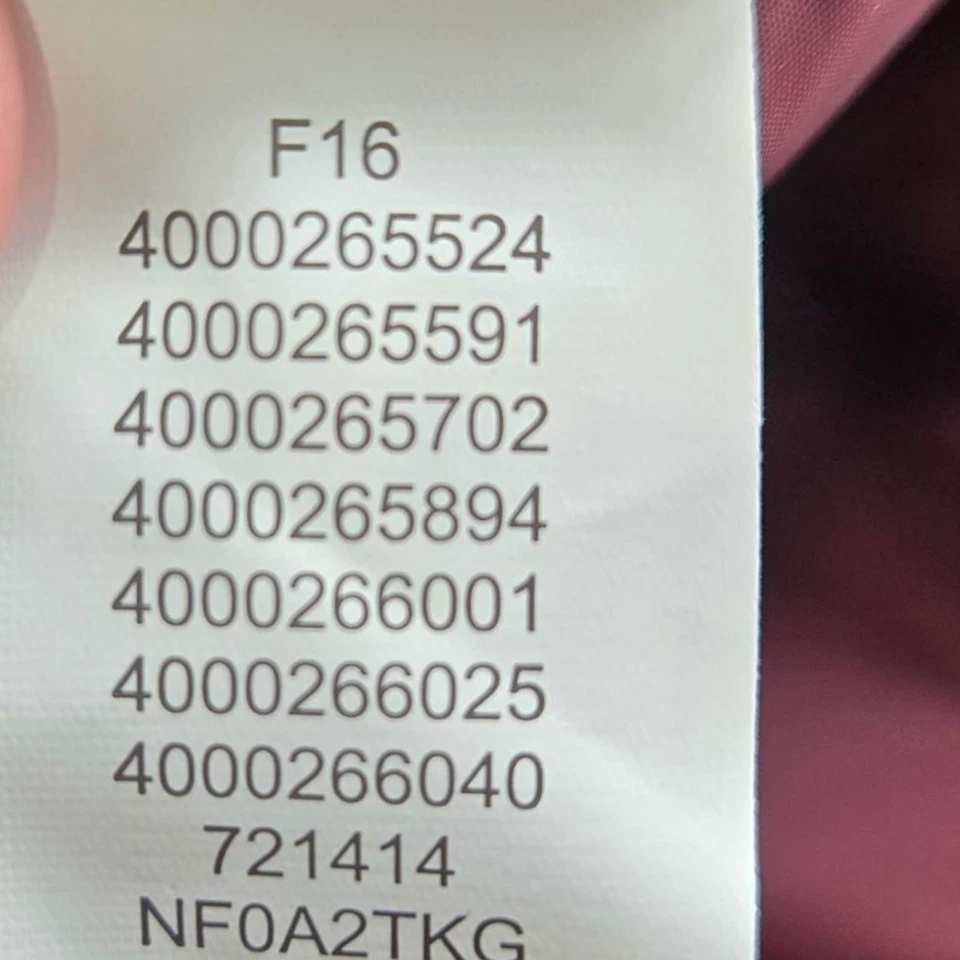 Pantalones North Face Mujer Pequeños Borgoña Aislados Impermeables Nieve Esquí S/P Regular Foto 3 de 4