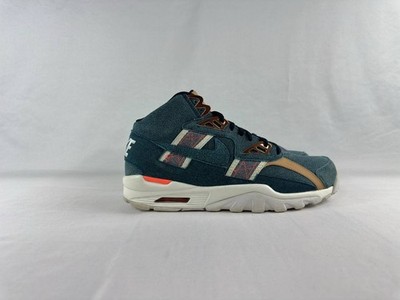 Men s Nike Air Trainer SC High PRM Drk Obsdn White Denim 685151-400 Size 13