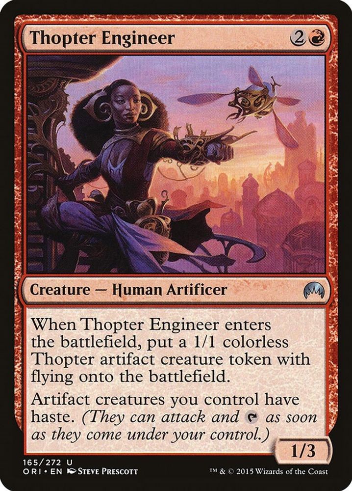 2015 Magic: The Gathering: ORI - Thopter Engineer (#165, U, Lightly Played)