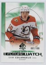 2024-25 SP Authentic Future Watch Limited Green 97/199 Sam Colangelo #140 0hv6