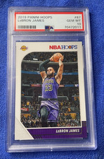 LeBron James 2019 Panini Hoops #87 PSA 10 Los Angeles Lakers NBA Gem!🔥🏀