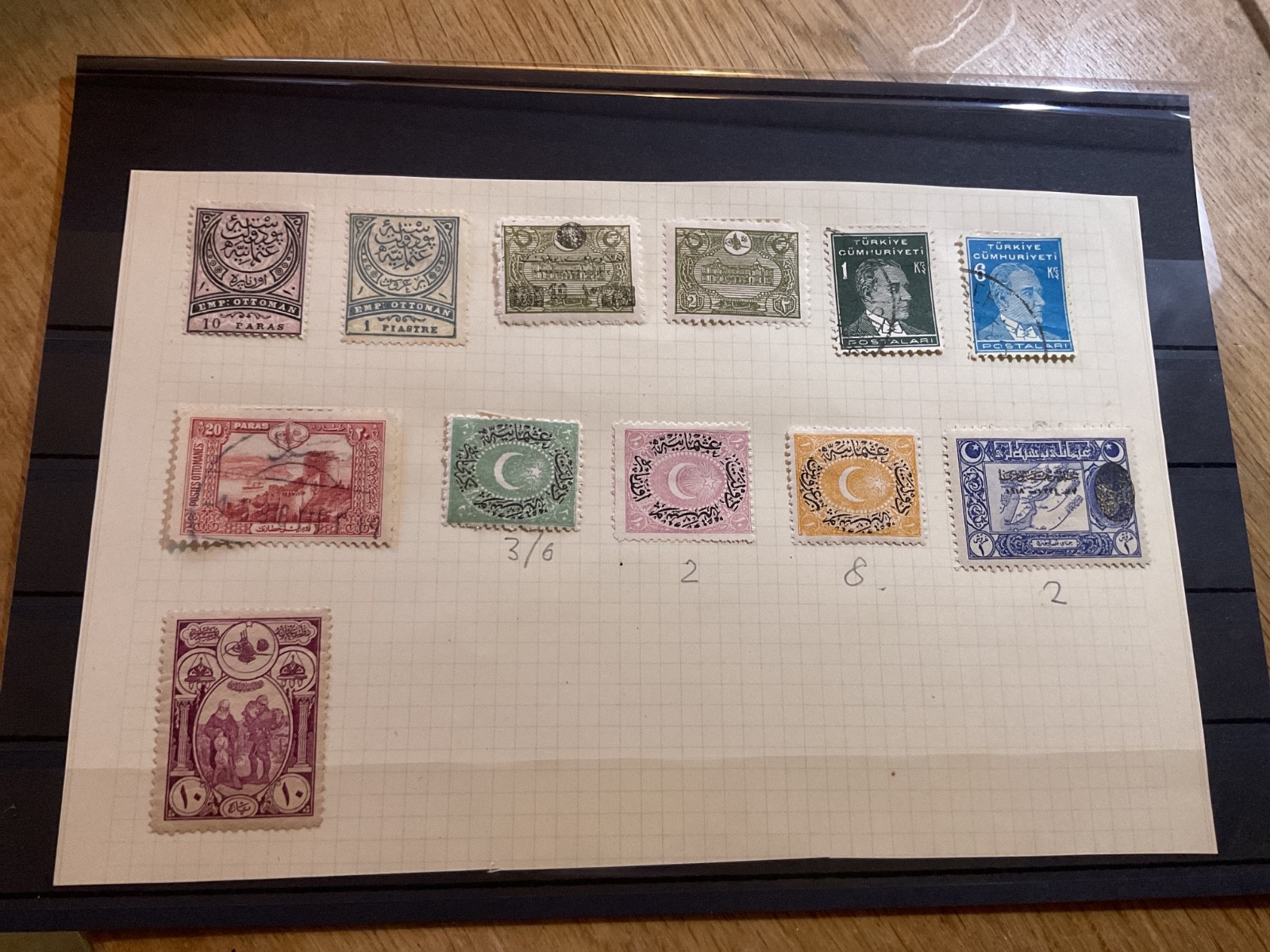 Turkey mounted mint or used stamps  B2540