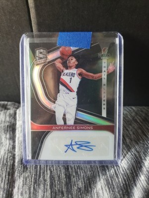 Anfernee Simons 2019-20 Panini Spectra Signatures /149 Auto Boston Celtics 