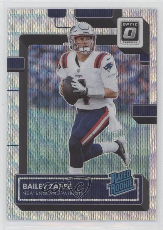 2022 Panini Donruss Optic Rated Rookie Wave Prizm 260/300 Bailey Zappe #229 06g0
