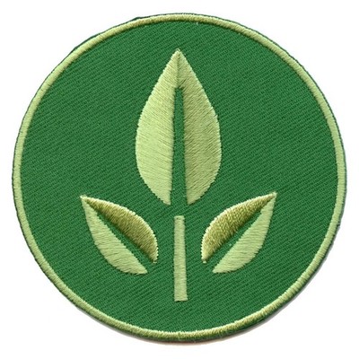 Official Wall-E Plant Symbol Round Embroidered Iron On Patch